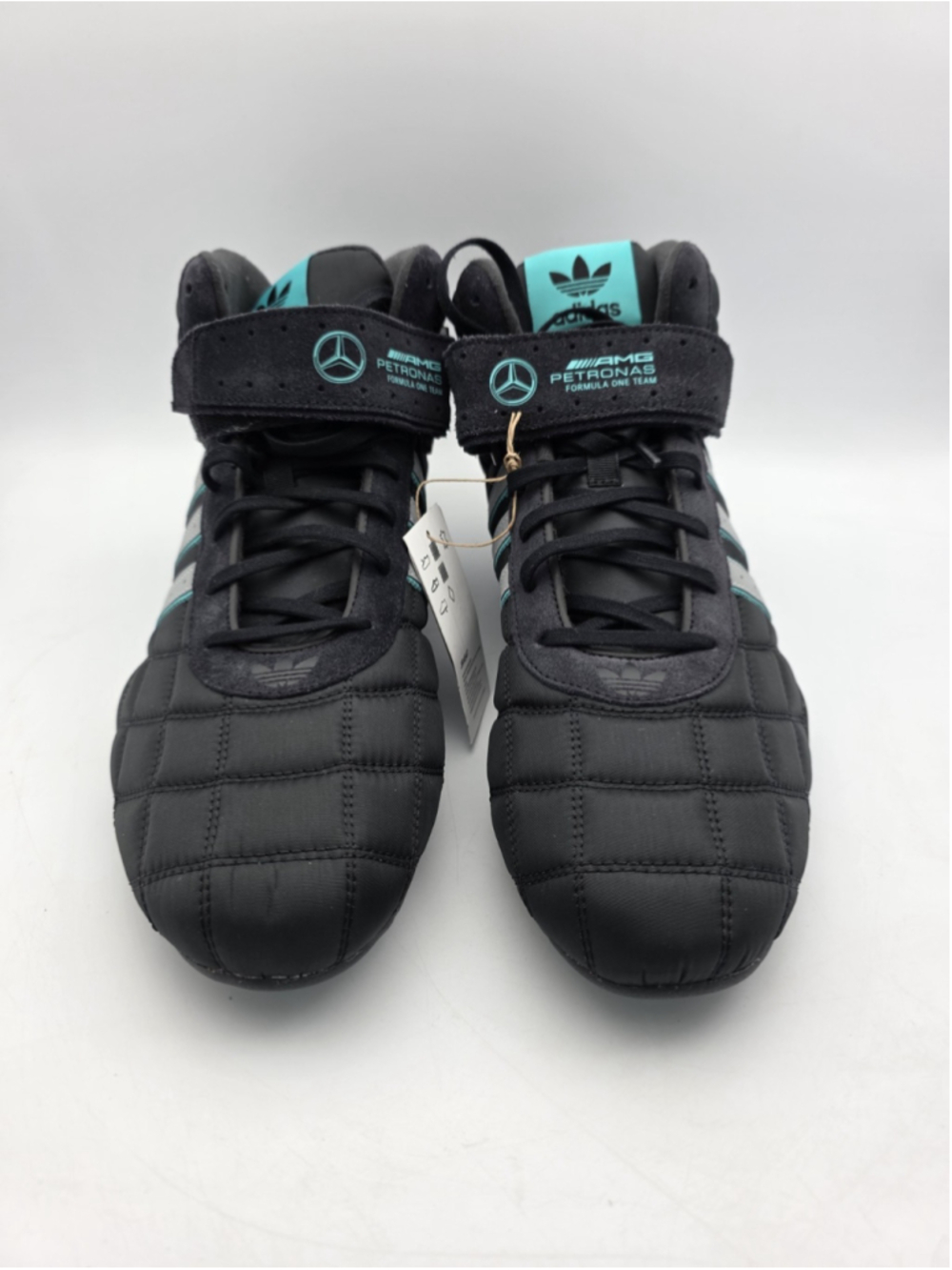 Adidas Adiracer HI Mercedes AMG F1 Racing Shoes JR4547 Mens 12.5 - Picture 2 of 5